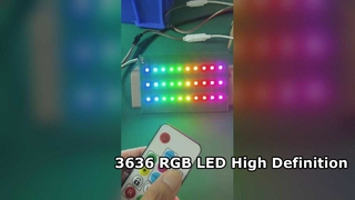 3636 RGB LED ในตัว IC 12mA 5V สำหรับหน้าจอแสดงผล