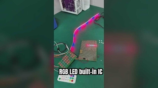 ไฟ LED RGB ที่สามารถระบุตำแหน่งได้พร้อมการออกแบบ IC ในตัวแบบกำหนดเอง
