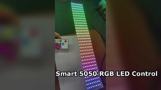 แถบไฟ LED ที่สามารถระบุแอดเดรส IC ในตัวแบบ LED 5050 RGB แบบกำหนดเองได้