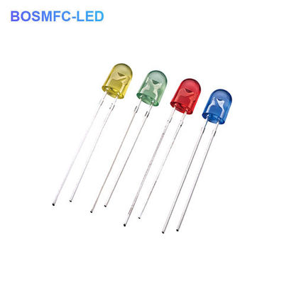 5*4*6 Oval Through Hole LED Emitting Diode ทันคงสําหรับจอแสดงภาพ
