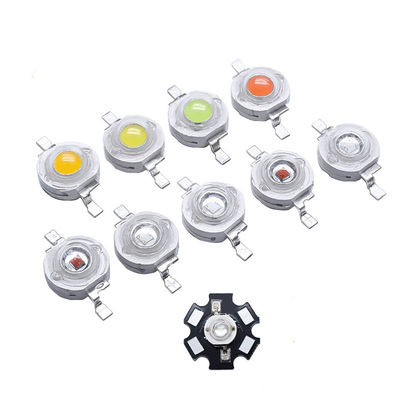 2.8V-3.2V 3W แรงสูง SMD LED 1W โคมไฟ LED สําหรับแสงเวที