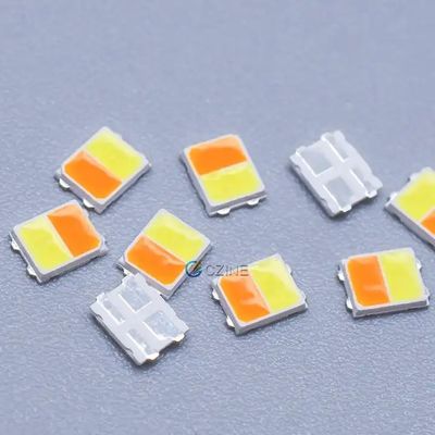 2835 สีสอง LED SMD, 3.75x2.8x0.65 มิลลิเมตร สีขาวเย็นและสีขาวอบอุ่น LED Light Chip