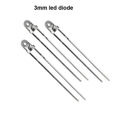 1050nm F3 LED อินฟราเรดไกล การสลายความร้อน, เครื่องตรวจจับการสะท้อนแสง 3mm IR LED