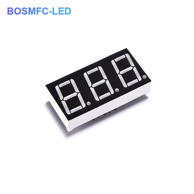 20mA 7 เซ็กเมนต์ LED Display 3 หลัก 0.28 นิ้ว 0.56 นิ้ว ทนทาน