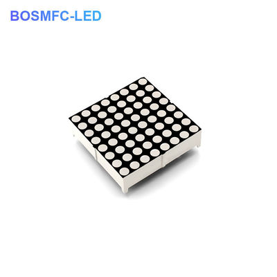 64x64x7.5mm 8x8 ดอท แมตริกซ์ ดิสเพลย์ แมตริกซ์ LED สีแดง