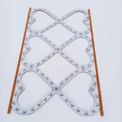 ปรับแต่งดาว PCB บอร์ดวงจร LED หลายชั้น, FR4 อลูมิเนียม PCBA บอร์ดที่มี LED