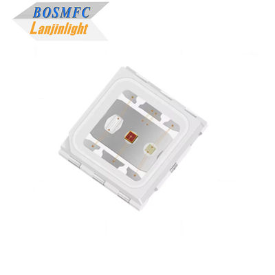 1.5W 5050 SMD LED ชิป 660nm + 850nm + 415nm สําหรับ LED โคสเมโตโลยีทางการแพทย์ ลดความเจ็บปวด