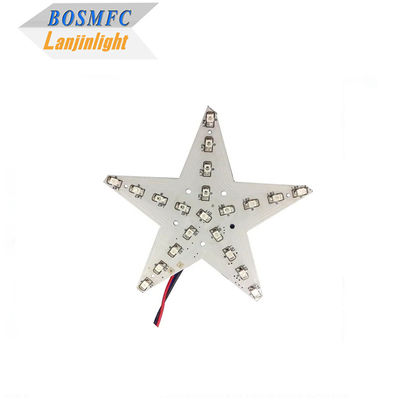 ปรับแต่งดาว PCB บอร์ดวงจร LED หลายชั้น, FR4 อลูมิเนียม PCBA บอร์ดที่มี LED