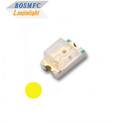 แสงสว่างสุด 20mA LED ด้านบน 0805 LED Diode สีเหลือง LED Light 2012 ชิป LED