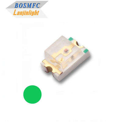 0805 ดิโอเดส LED SMD ท็อป 0.06W 2.8V-3.4V ชิปแสงสีเขียว สําหรับ LED Light Bar