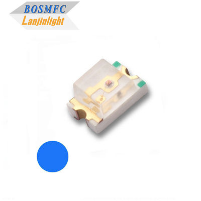 0805 SMD LED ไดโอเดสออกแสงสีฟ้า ชิปจีน 18 ปีนําโรงงาน