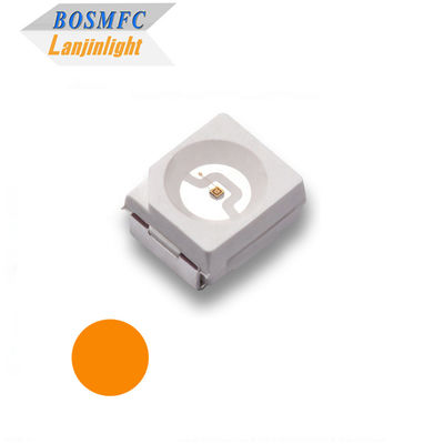 PLCC2 3528 SMD LED ทนทาน สีส้มสดใส 605nm หลอด LED หลายประการ