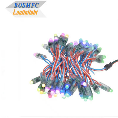 WS2811 ไฟ LED สตริงดิจิตอล RGB พิกเซล ไฟ 12 มม กลม ที่สามารถติดต่อได้เป็นส่วนตัว