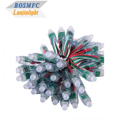 RGB Full Color Programmable DC5V LED Module WS2811 12mm กันน้ํา IP68 สมาธิ พิกเซล ไฟคริสต์มาสต์ Rgb สตริง ไฟ