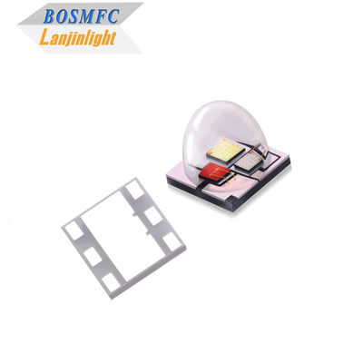 9W ไลด์ประสิทธิภาพสูง 5050 RGB LED 60 องศา Dome Lens SMD Diode สําหรับแสงเวทีกลางแจ้ง