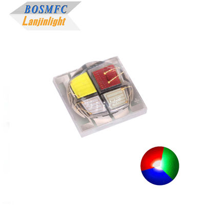 พลังงานสูง 5050 RGBW SMD LED ด้วยฐานเซรามิก 4*1W &amp; 4*3W การตั้งค่า 6000K ไฟขาว