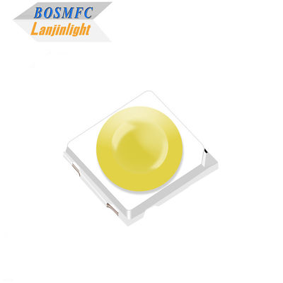 พลังงานสูง สีขาวอบอุ่น สีขาวเย็น 1w 3030 SMD LED Dome Lens มุมมอง 30 องศา 60 องศา สําหรับแสงรถ