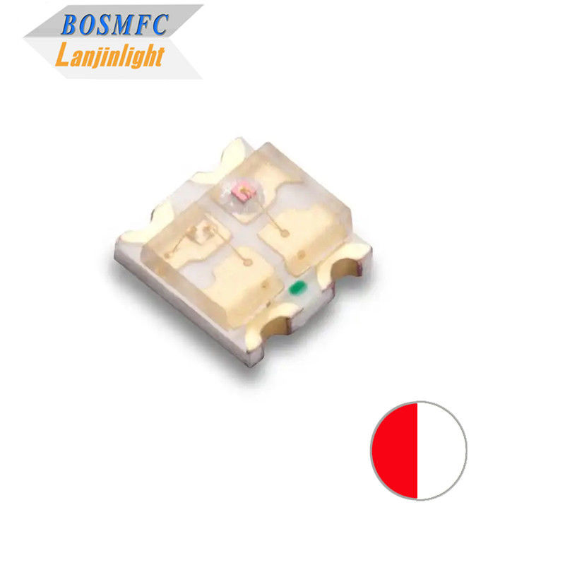 1615 หลากหลายวัตถุ Bi Color SMD LED 0603 แสงสีแดงและสีขาว