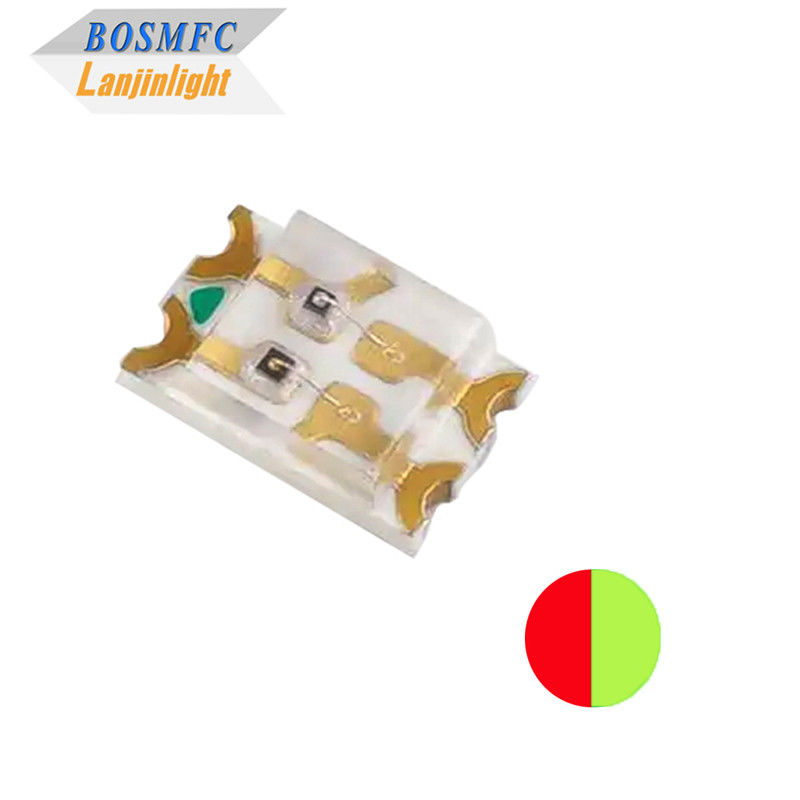 ทนทาน 0805 Bi Color SMD LED Emitting Diode ด้านผิวแดงและเขียว ติดตั้ง 2012 20mA