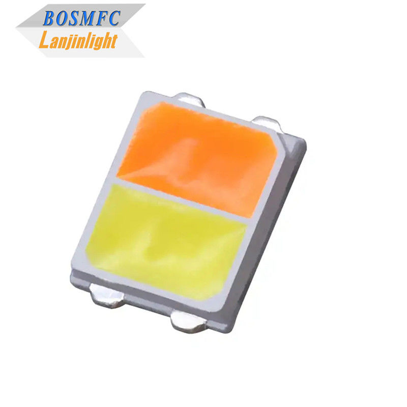 2835 สีสอง LED SMD, 3.75x2.8x0.65 มิลลิเมตร สีขาวเย็นและสีขาวอบอุ่น LED Light Chip
