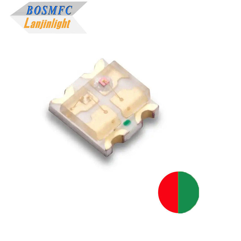 LED SMD 2 สีปฏิบัติ 0603 แสงแดงและสีเขียว สําหรับไฟชี้วัด