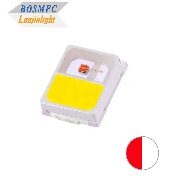 สภาพคงที่ Bi Color 2835 SMD LED สีแดงและสีขาว 0.5W การสลายความร้อน