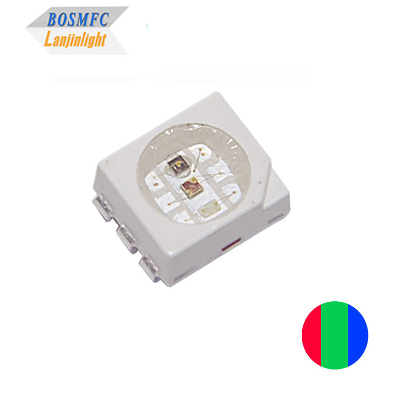 2835 SMD LED RGB anti Static 0.6W Tri Colour LED สําหรับไฟบ้านฉลาด