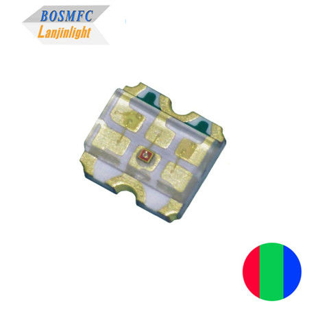 PLCC6 1615 LED สามสี ความหนา 0.4mm T 0603 RGB SMD LED สําหรับแสงซักผ้า
