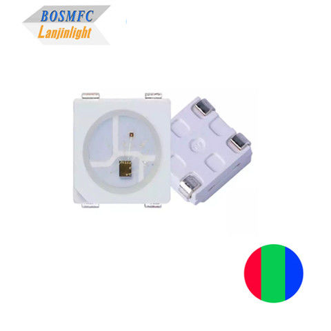 IC บิดอิน 4 ปิน Smart 5v SMD 5050 RGB SMD LED ws2813 Ws2812 PLCC4 ชิปสามสี Led For Led จอแสดงผล