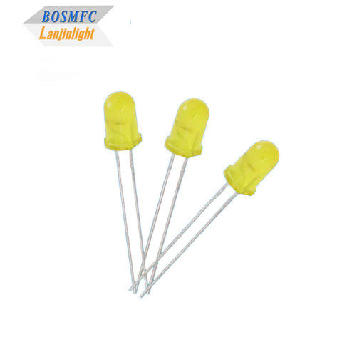 5mm dip LED สีเหลืองกระจายหลายฟังก์ชัน