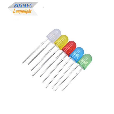 5*4*6 Oval Through Hole LED Emitting Diode ทันคงสําหรับจอแสดงภาพ