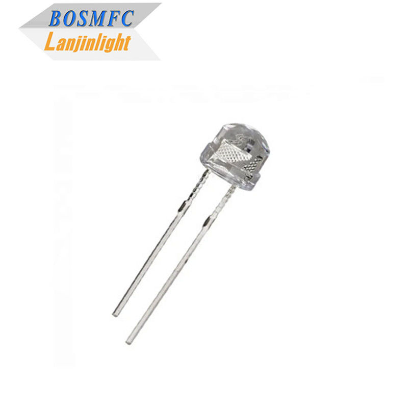 1.2V-1.5V 5 มิลลิเมตร หมวกสลาม LED ไดโอเดส F5 940nm สําหรับเครื่องควบคุม