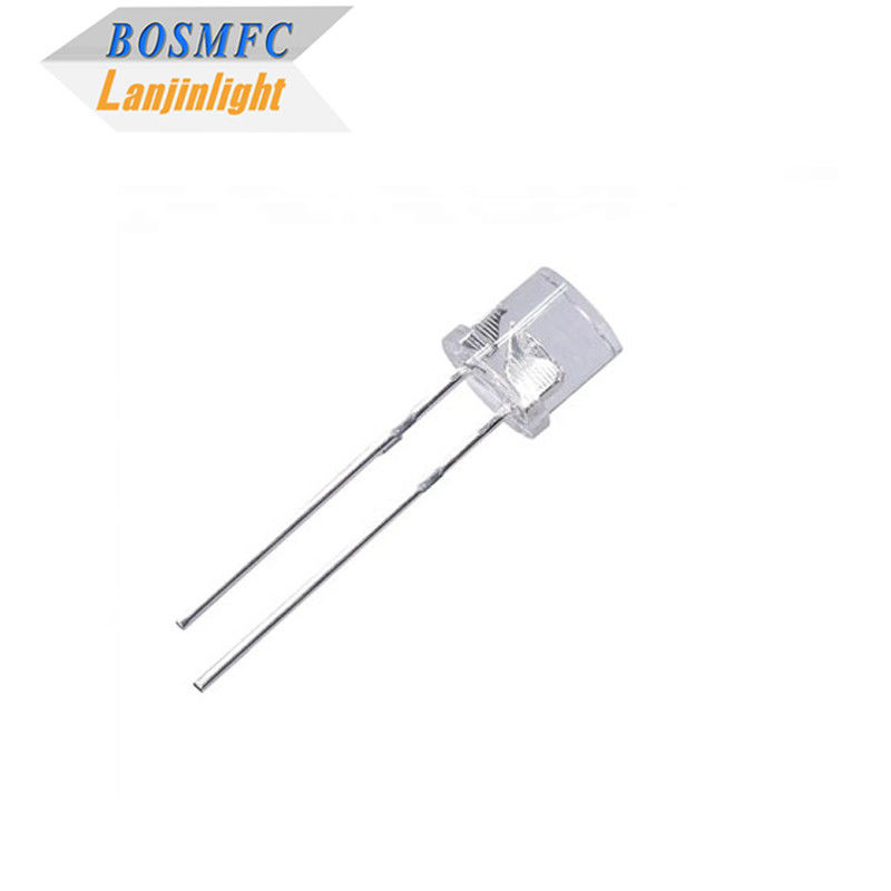 ชิป LED IR Flat Top 5mm ความยาวคลื่น 940nm 850nm สําหรับเซ็นเซอร์ควัน
