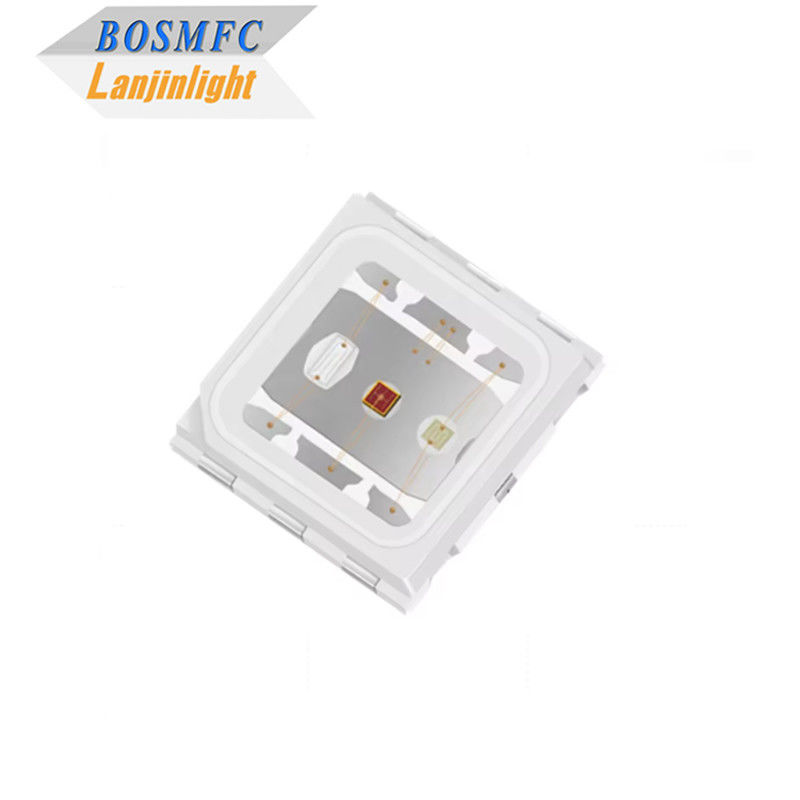 1.5W 5050 SMD LED ชิป 660nm + 850nm + 415nm สําหรับ LED โคสเมโตโลยีทางการแพทย์ ลดความเจ็บปวด