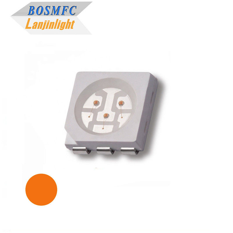 5050 SMD LED คุณภาพสูง สีส้ม Epistar ชิป LED ไฟสําหรับไฟรถ