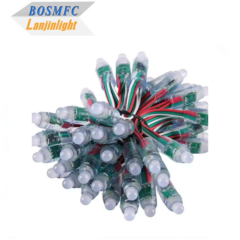 RGB Full Color Programmable DC5V LED Module WS2811 12mm กันน้ํา IP68 สมาธิ พิกเซล ไฟคริสต์มาสต์ Rgb สตริง ไฟ