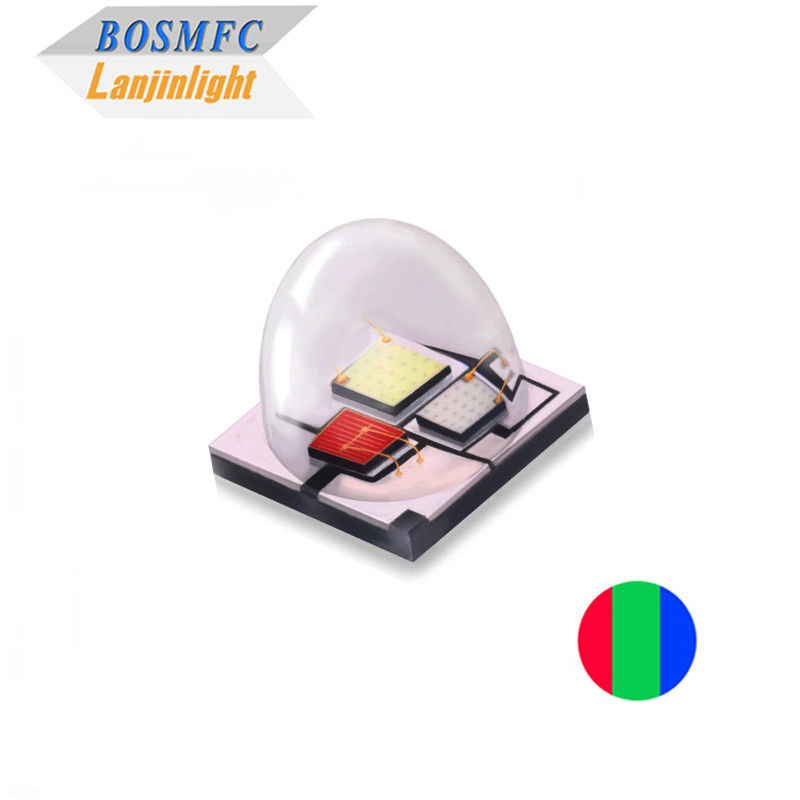 9W ไลด์ประสิทธิภาพสูง 5050 RGB LED 60 องศา Dome Lens SMD Diode สําหรับแสงเวทีกลางแจ้ง