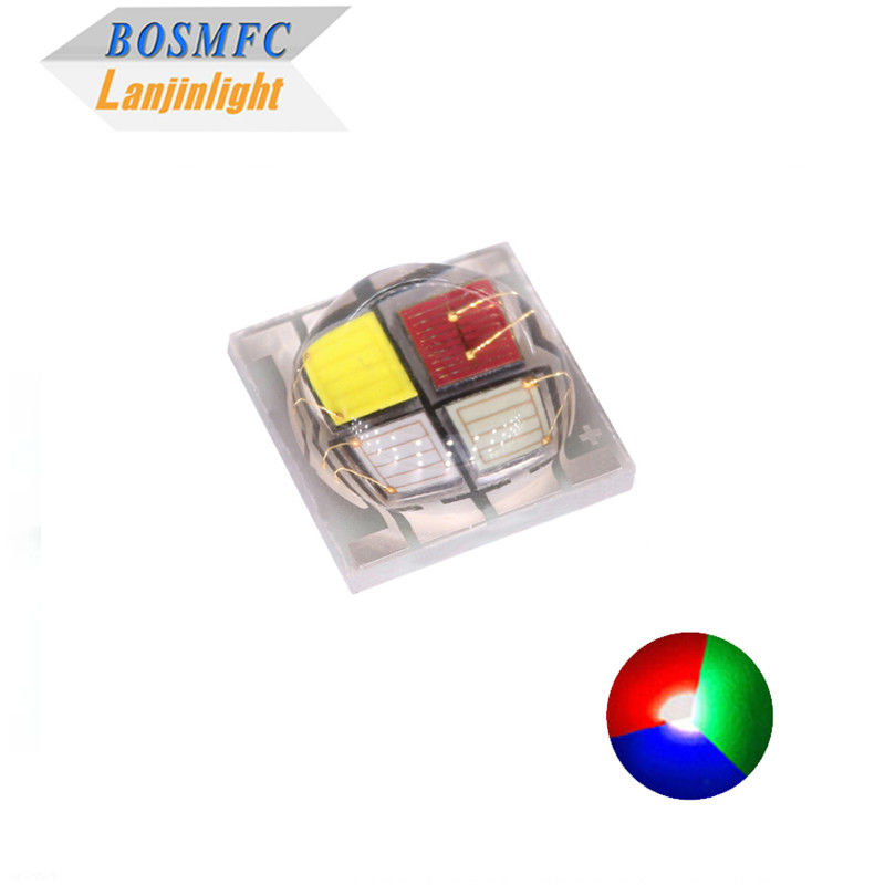 พลังงานสูง 5050 RGBW SMD LED ด้วยฐานเซรามิก 4*1W &amp; 4*3W การตั้งค่า 6000K ไฟขาว