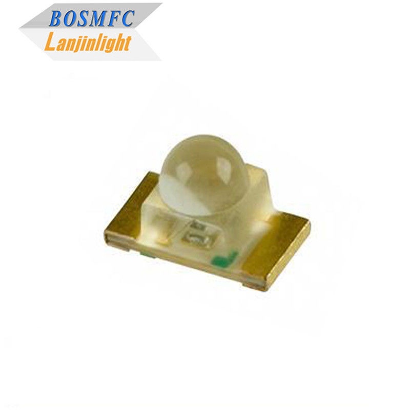 สีขาวอบอุ่น สีขาวเย็น 3216 SMD Dome Lens 60 องศา 1206 LED สําหรับการส่องแสง