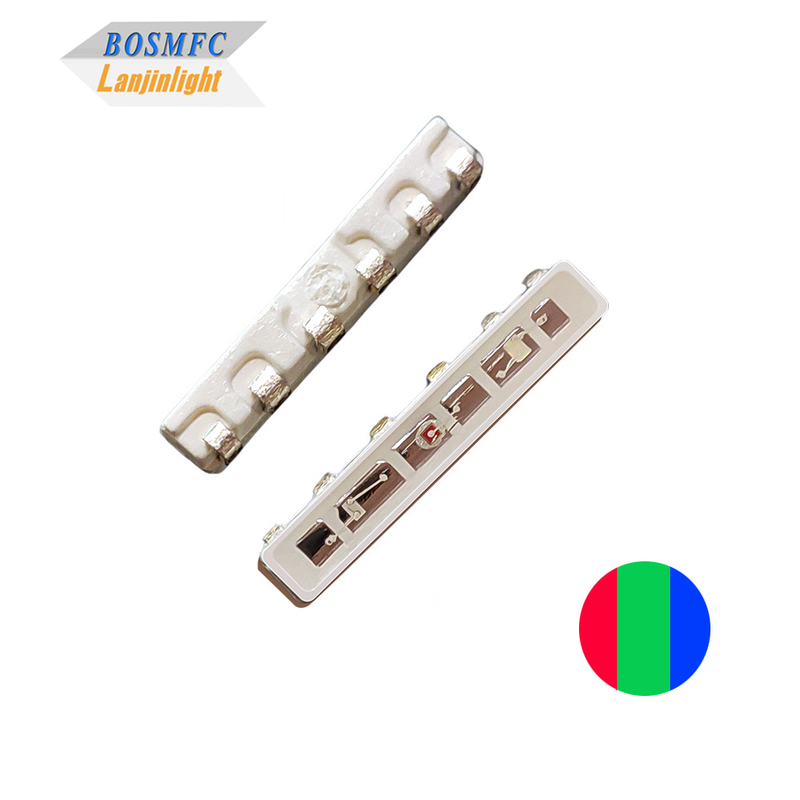 PLCC6 020 LED หน้าข้าง RGB สีเต็ม สําหรับ LED สายยืดหยุ่น
