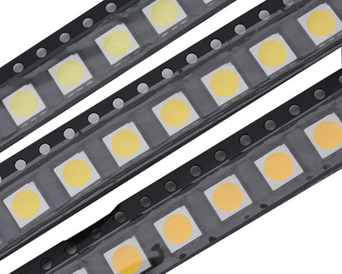 CRI 80 5050 SMD LED Chip Light 0.2W สีขาวเย็น สีขาวอบอุ่น สําหรับแสงสตรีป