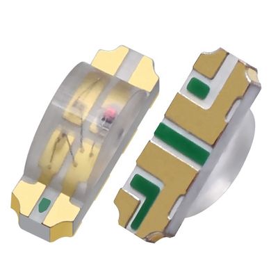 มุมขวา ด้านมอง 1206 RGB SMD LED 1.5T 2.0T มุมขวา ด้านติดตั้ง 1204 Tri สีแสง