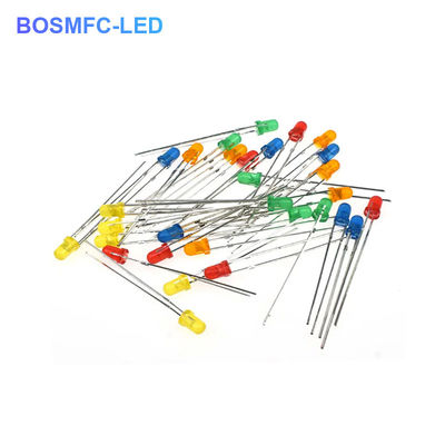3 มม ผ่านหลุม LED ทุกสี F3 ดิป LED ปราคติสําหรับแสงภายใน