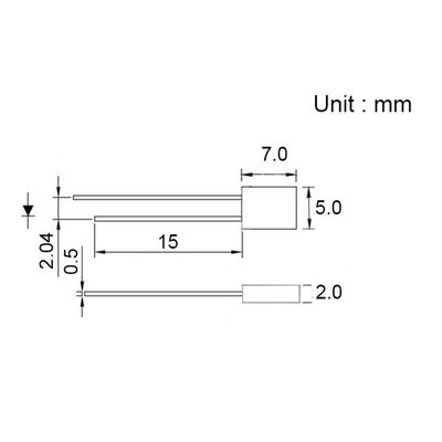 2*5*7mmThrough Hole LED Diode หลากหลายวัตถุสําหรับไฟชี้วัด