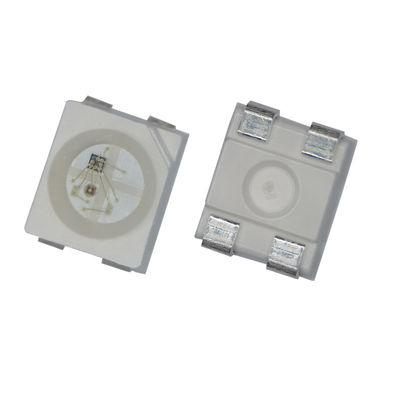 การขับเคลื่อน IC 3528 SMD RGB LED 4 Pin Super Bright PLCC4 SMD LED หลายสี สําหรับ LED Strip