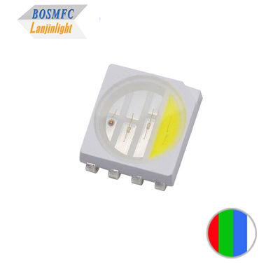 5050 RGBW RGB SMD LED Diode 5054 20mA สําหรับแผ่น LED หลายสี
