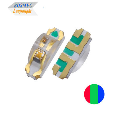 มุมมองด้านข้าง 1206 Multi Color SMD LED สําหรับเครื่องเสียง ไฟ RGB 1204 LED ชิป With Internal IC Self Flashing