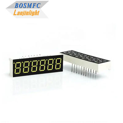 0.36 นิ้ว 7 เซ็กเมนต์ LED Display 6 หลัก Multi Function 20mA