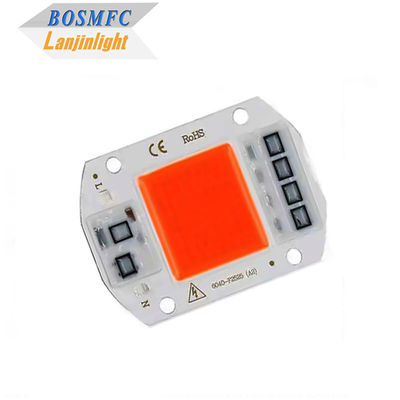 ชิป LED COB สเปคตรัมเต็ม 50W 100W สําหรับแสงปลูกพืชภายใน