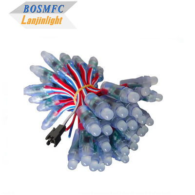 IP68 กันน้ํา WS2811 LED Pixel Module String Light ไดจิทัล LED Pixel DC5V หลอดไฟสตริง LED หลายสี